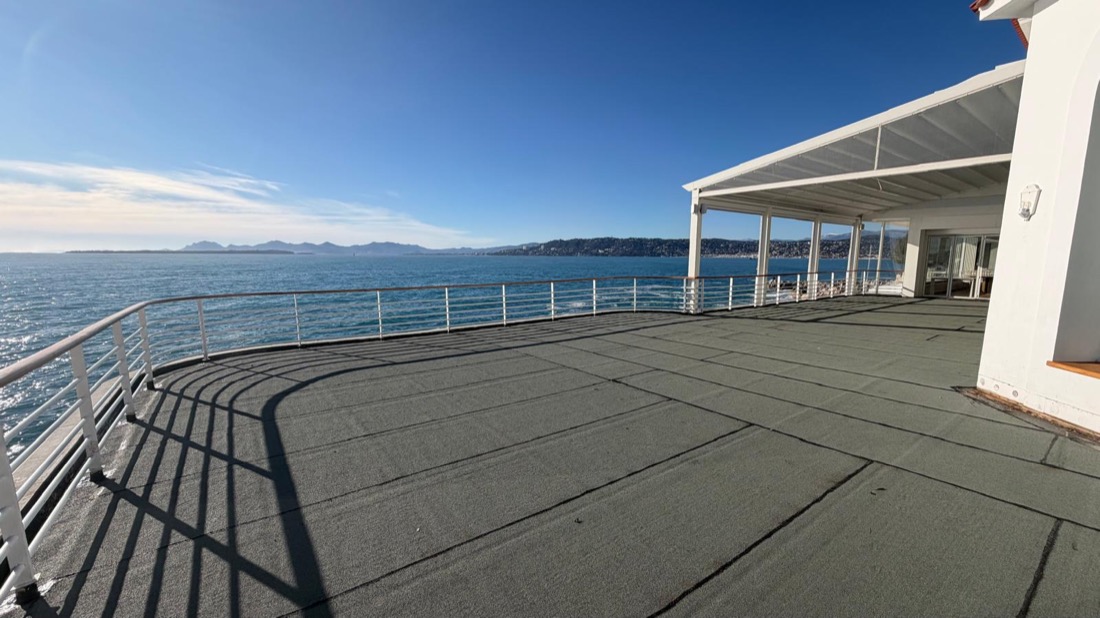 Chantier d'étanchéité de terrasse